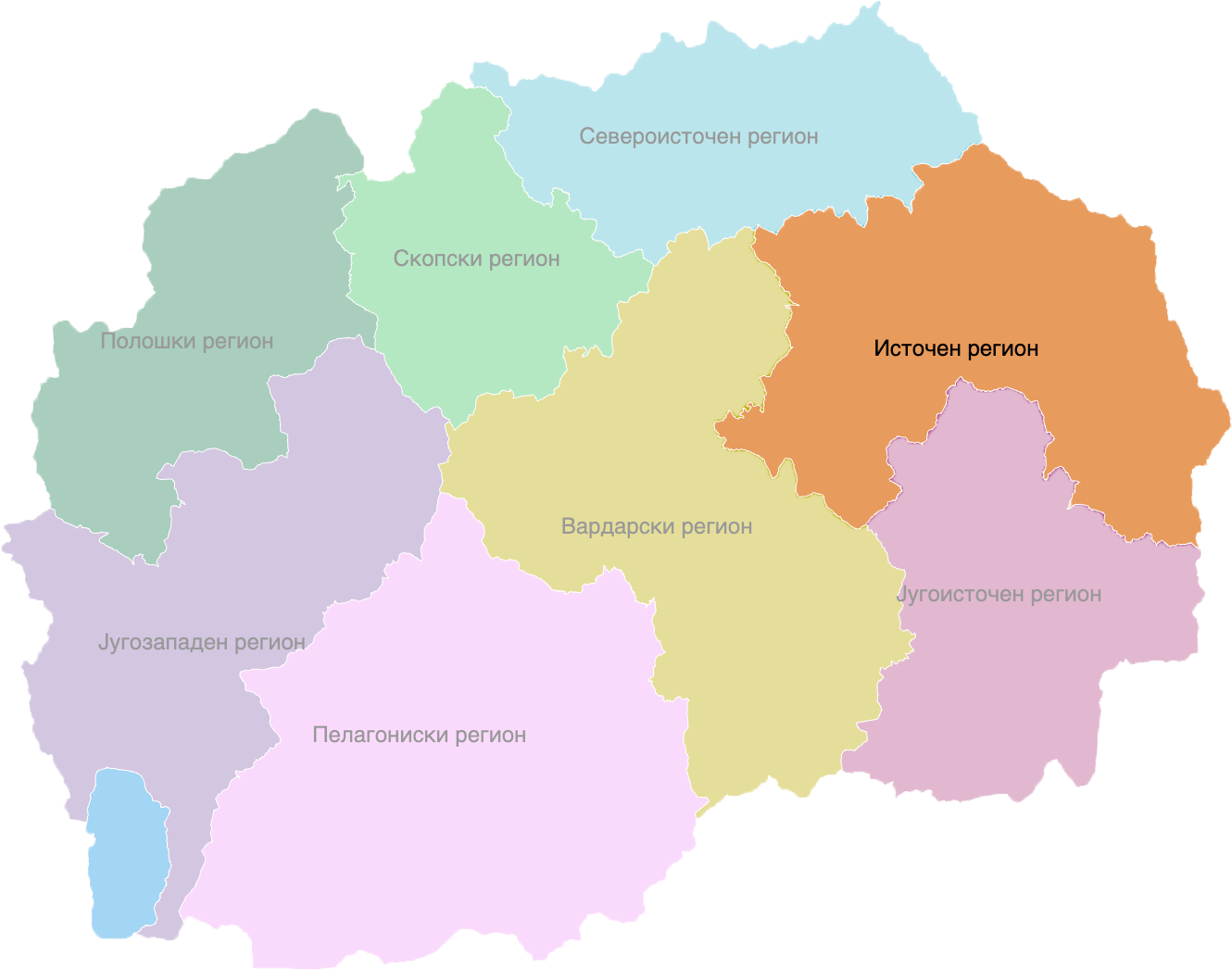 Fokusiran Istochen Region na R.S. Makedonija